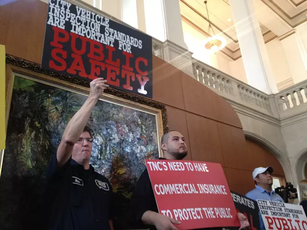 City Council will vote on proposed transportation-network company regulations on December 11. - ALEXA GARCIA-DITTA