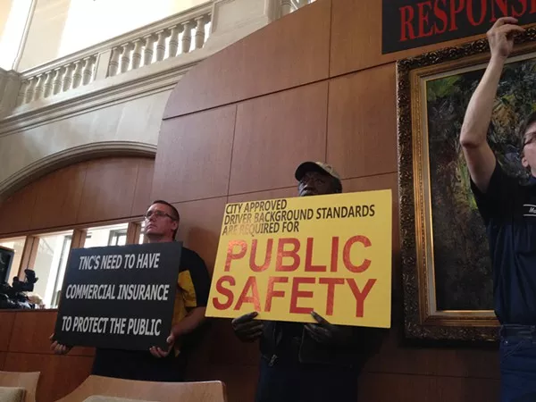 San Antonio City Council votes Thursday on whether to kick Lyft and Uber out of the Alamo City, um, we mean, votes on proposed regulations for the ride-share companies. - ALEXA GARCIA-DITTA