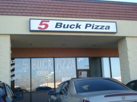 Five Buck Pizza Restaurant in Salt Lake City