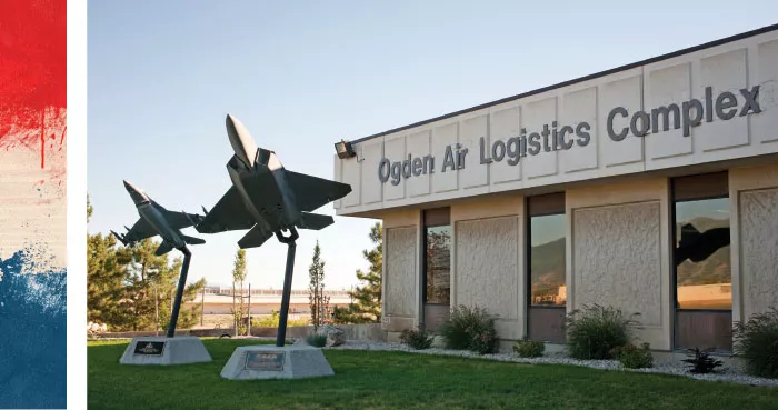 Hill’s Ogden Air Logistics Complex, where maintenance of fighter aircraft is performed - NIKI CHAN