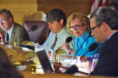 Members of the Salt Lake City Council discussing the city's LGBT Nondiscrimination ordinance