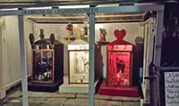 The outdoor public shrine at The New Orleans Chapel - of the Santisima Muerte - COURTESY STEVEN BRAGG