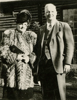 Dr. George A. Allen and his wife, Ruth. - SPECIAL COLLECTIONS, J. WILLARD MARRIOTT LIBRARY, THE UNIVERSITY OF UTAH
