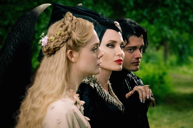 Elle Fanning, Angelina Jolie and Sam Riley in Maleficent: Mistress of Evil - WALT DISNEY PICTURES