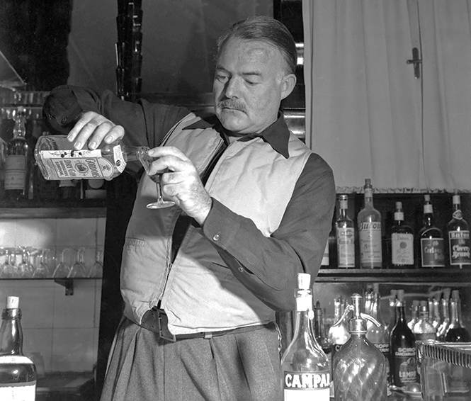 Remember Ernest Hemingway with a  citrus-forward rum drink