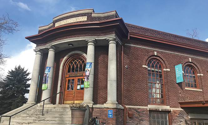 Poplar Grove’s Chapman Library, built in 1918, is said to be haunted. - WES LONG