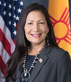 Interior Secretary Deb Haaland is the first Native American to hold a cabinet-level position in the U.S. government. - WIKICOMMONS