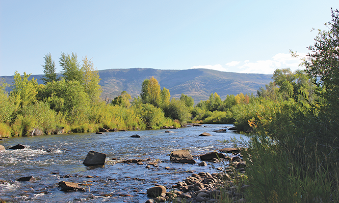 A bend in the Middle Provo River near Heber could be impacted by a proposed highway bypass - and the development that’s likely to follow. - ERIC PETERSON