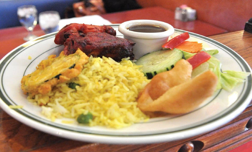 Fill your plate at the Kathmandu Grill - lunch buffet. - DEREK CARLISLE