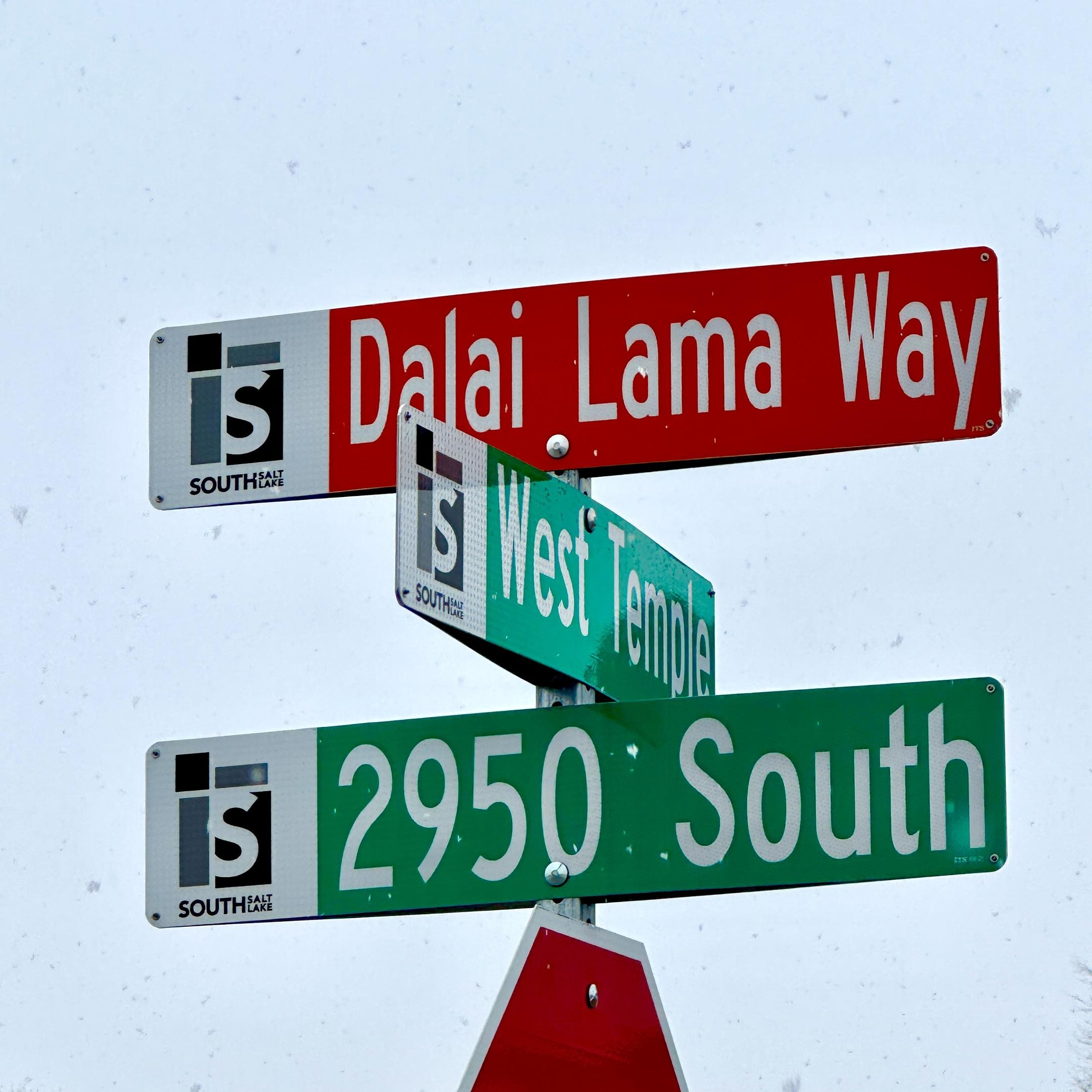 A street in South Salt Lake City was recently re-named in honor of the Dalai Lama. - BRYANT HEATH