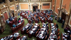 Lawmakers reject an attempt to repeal the controversial SB 54 elections law on Feb 17, 2016. - ERIC ETHINGTON