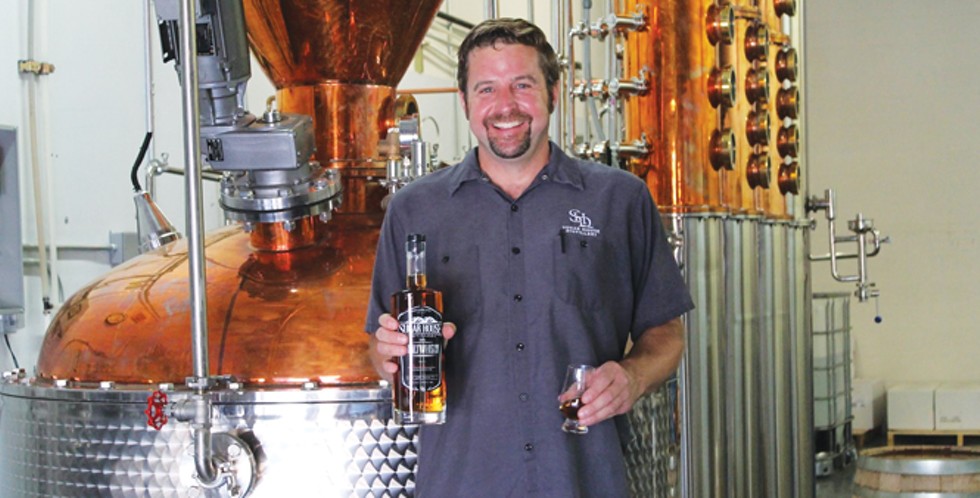 Eric Robinson, master distiller at Sugar House Distillery - DARBY DOYLE
