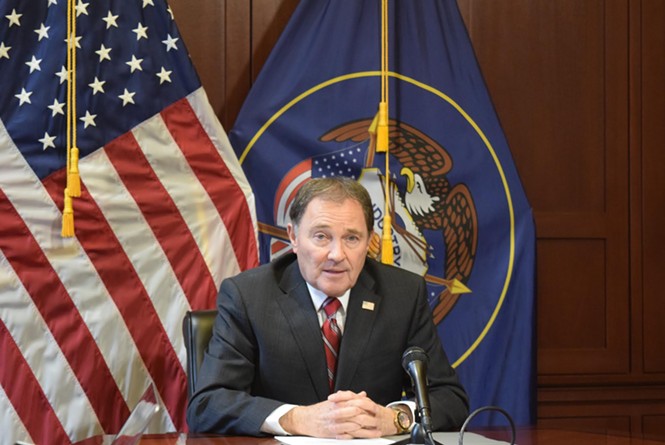Gov. Gary Herbert signed Senate Bill 234 into law midday on Friday. - RAY HOWZE/FILE
