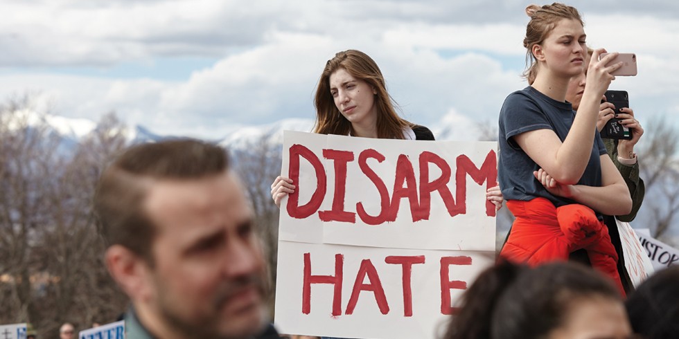 SLC’s March for Our Lives drew an estimated 8,000 supporters to the Capitol. - SARAH ARNOFF