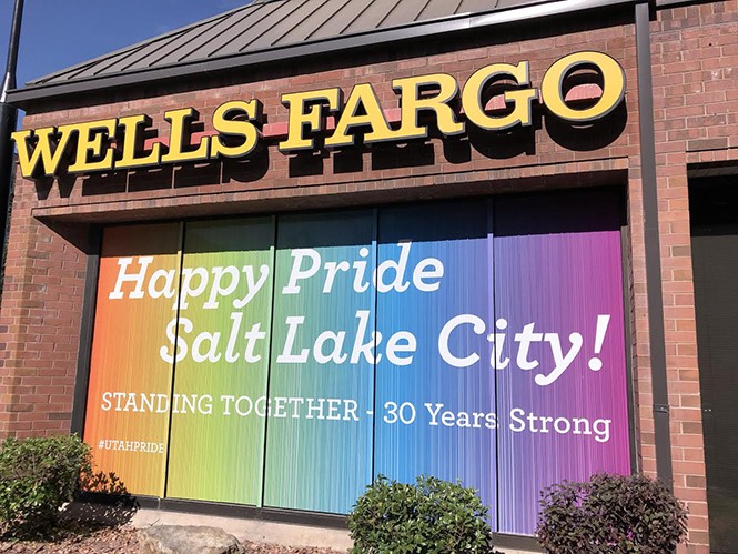 More than 40 people signed a letter to local Pride leadership asking them to cut ties with Wells Fargo and Chase Bank. - KELAN LYONS