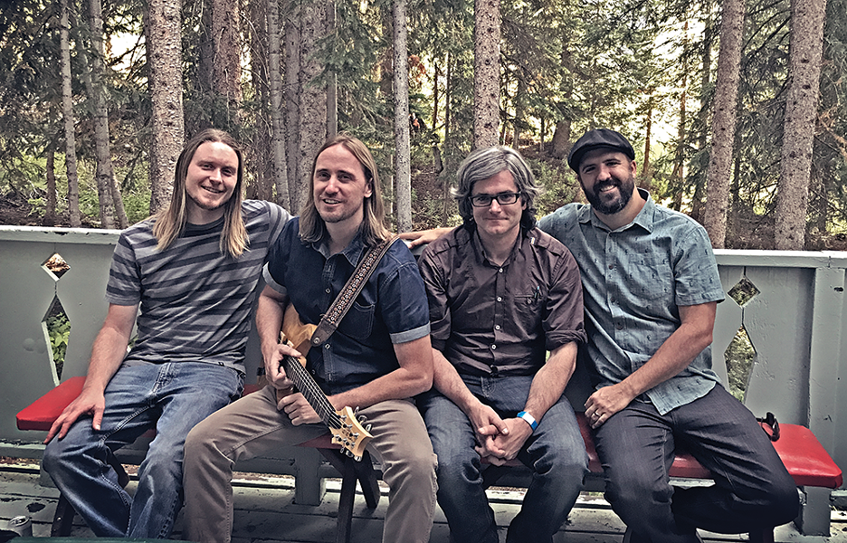Left to right: The Pour’s Nate Barkdull, Jeremy Whitesides - and Matt Calder and Jesse Howerton . - LISA MARIE ORIANS