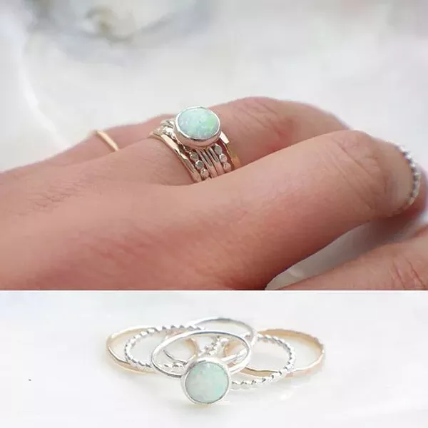 McIntyre uses solid sterling silver, 14 karat gold and jeweler's in her creations.