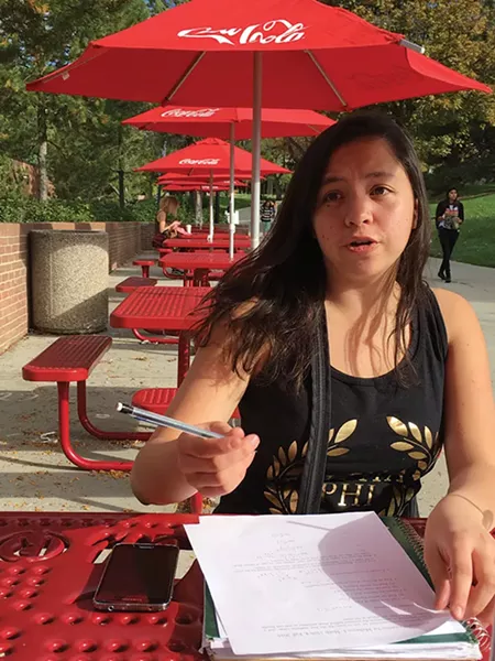 University of Utah freshman Constance Caparas. - DW HARRIS