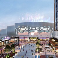 A conceptual rendering of what a new Utah Jazz arena and entertainment district in downtown Salt Lake City could look like under new legislation.