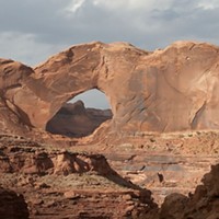 Stevens Arch, on the wall of the Escalante River Canyon.