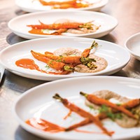 Chef Zane Holmquist’s roasted carrots.