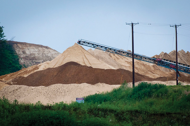 Frac sand in Wisconsin - TARA LOHAN