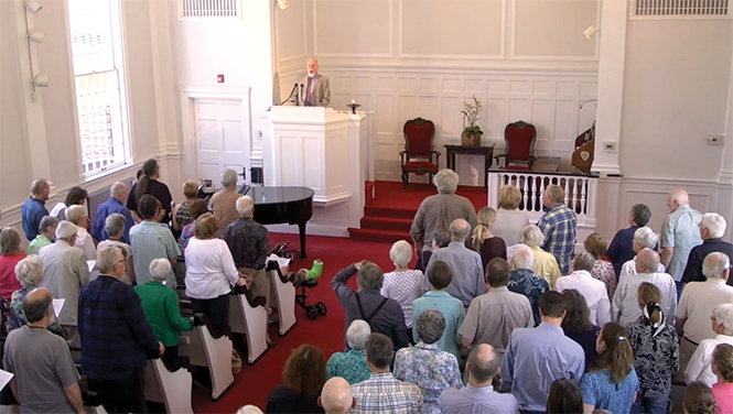“... One of the roles of a minister is to discard his or her own cynicism and lead a congregation with hope.” - —Rev. Tom Goldsmith - COURTESY FIRST UNITARIAN CHURCH OF SLC