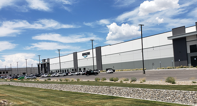 Amazon’s distribution center was among the first businesses to begin operating within the inland port.