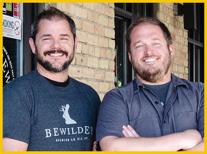 Ross Metzger and Cody McKendrick of Bewilder Brewing - COURTESY PHOTO