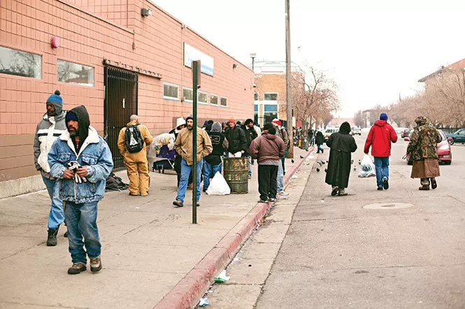 Salt Lake City's homeless shelter on Rio Grande St. - FILE/ANDY FILMORE