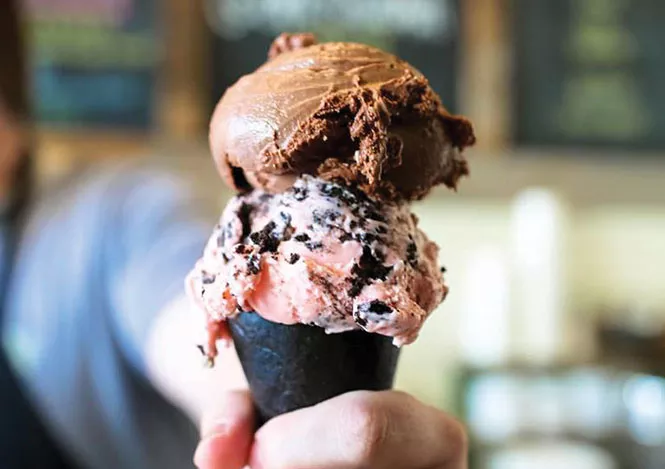 Rockwell Creamery’s handmade ice cream - SAM GRANT