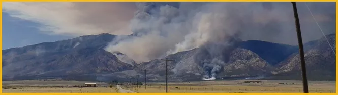 The Patch Springs Fire burned over 10,000 acres near Terra, Utah, when it was ignited by a lightning strike in August 2013.