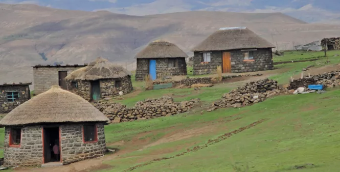 Lesotho mountain village - USAID AFRICA BUREAU
