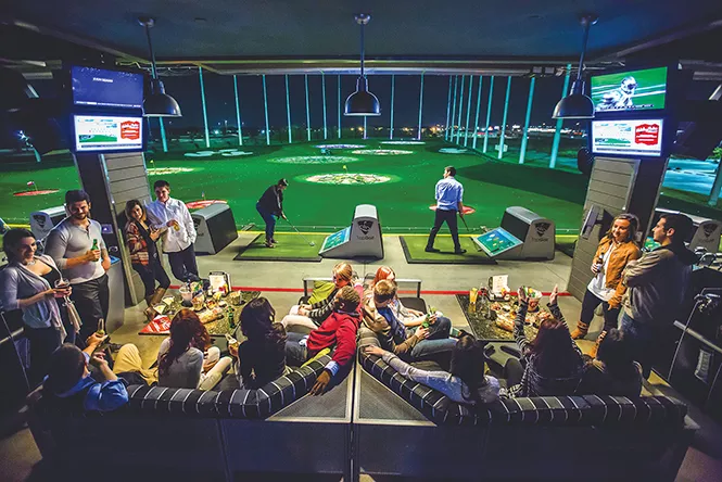 COURTESY OF THE TOPGOLF