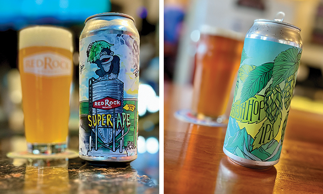 Red Rock Super Ape and Fisher Fresh Hop IPAHoptimal Impact - Vimarsana News
