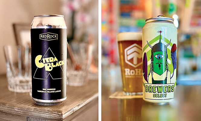 Red Rock Citra Black and RoHa Brewing Stage Left IPA - Vimarsana News