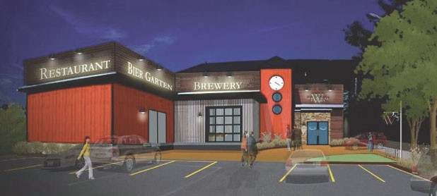 A rendering of Whetstone Station Restaurant &amp; Brewery