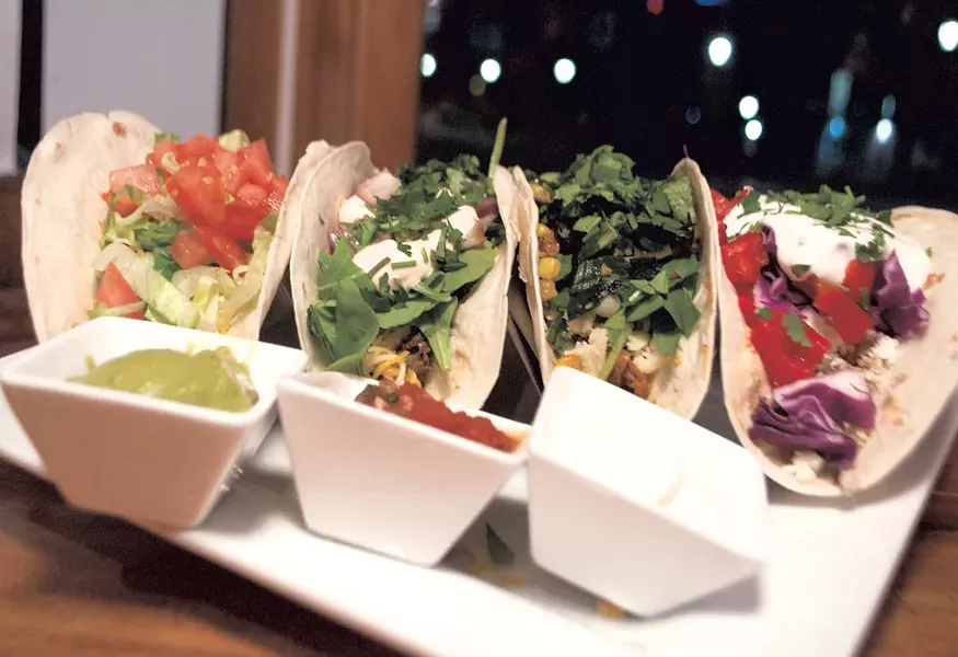A selection of tacos at Two Brothers Tavern - HANNAH PALMER EGAN