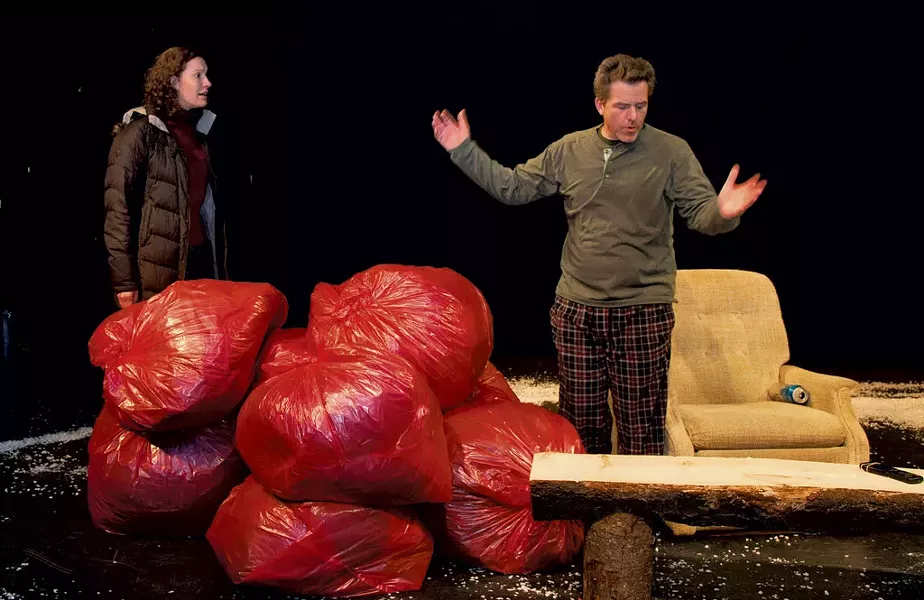 Allison Fay Brown and Rob O'Leary - COURTESY OF JIM SCHLEY/PARISH PLAYERS