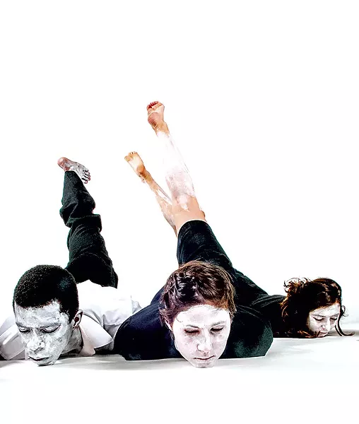 Cameron McKinney, Jill Moshman and Isabella Tudisco-Sadacca - COURTESY OF ALAN KIMARA DIXON