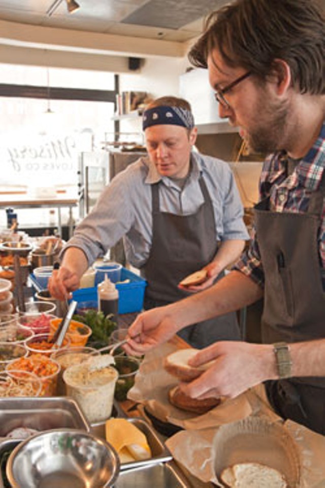 Chef-partners Nathaniel Wade and Aaron Josinsky