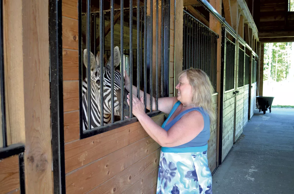 Deborah Osgood with Zeus - ALICIA FREESE