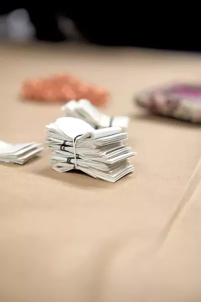 Heroin packets