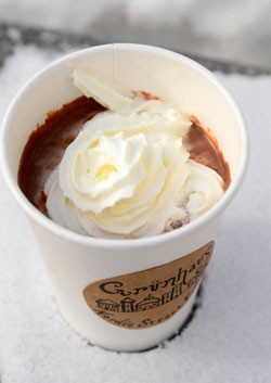 Hot chocolate from Grünhaus Nordic Street Eats - JEB WALLACE-BRODEUR