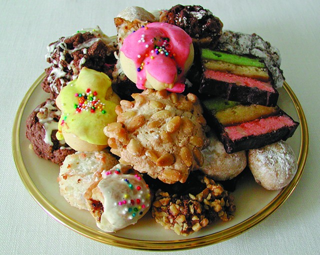 Italian Christmas cookie plate, Sweet Simone's - COURTESY SWEET SIMONE'S
