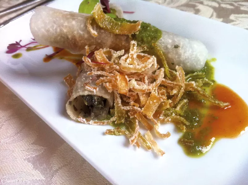 Jicama taquito - HANNAH PALMER EGAN