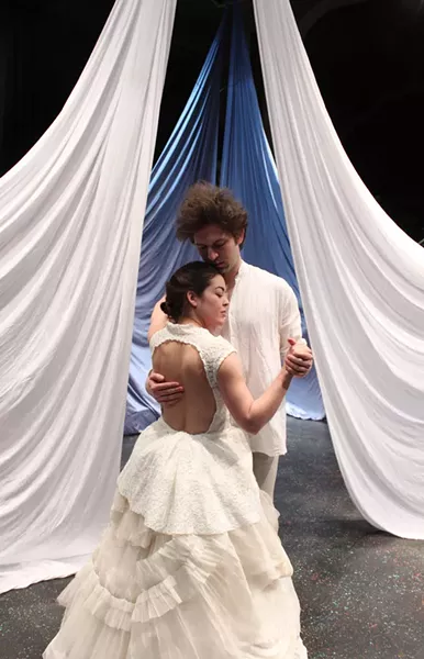 Kate Kenney and Christopher Scheer - COURTESY OF KRIS WEIR/LOST NATION THEATER