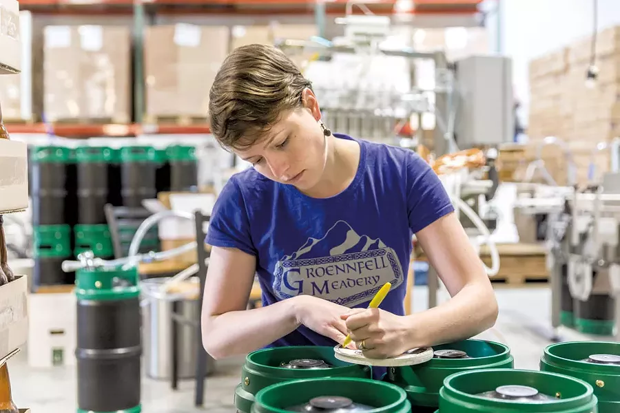 Kelly Klein of Groennfell Meadery - OLIVER PARINI