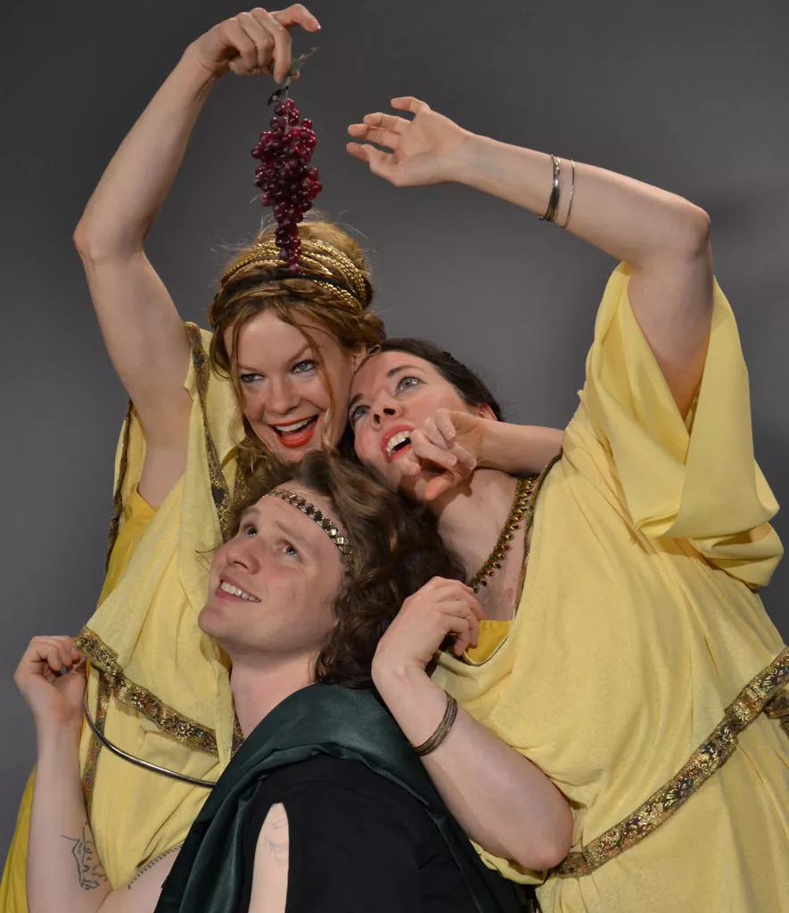 Left to right, Chris Caswell, Sean Martin and Blythe Usher - COURTESY OF SAINTS & POETS PRODUCTION COMPANY