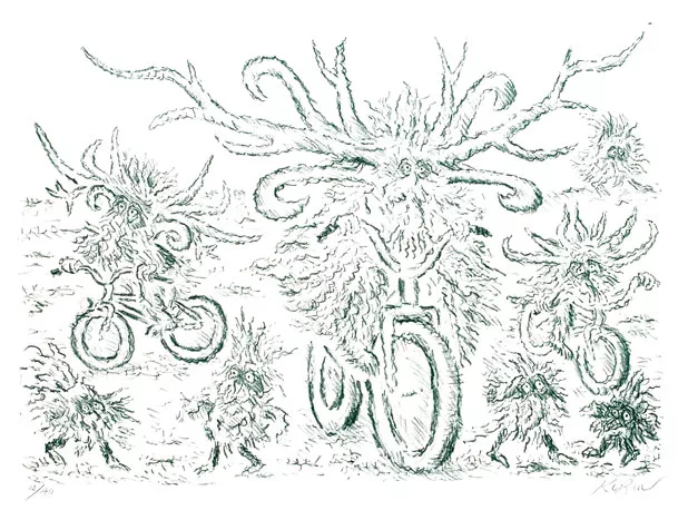 Lithograph by Ed Koren